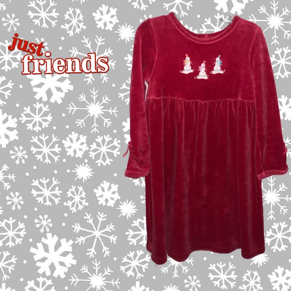Just Friends Snowman  Holiday Dress